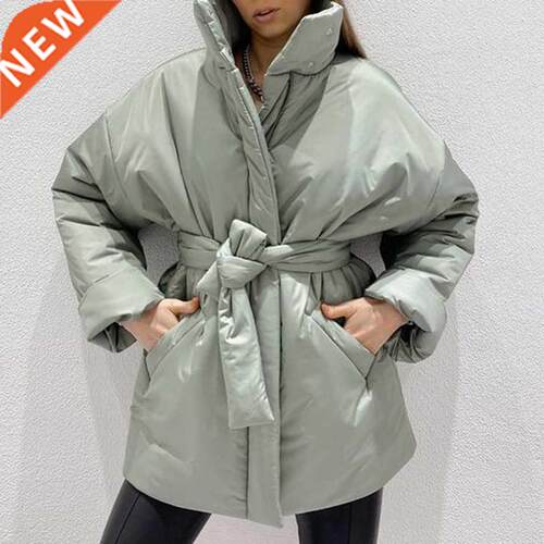 CP Casual Collected Waied Parkas Women Fashion Simple Coat