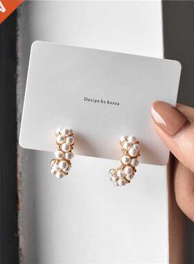 New Faion Vintage Japan Korean Hoop Earrings For Women Han