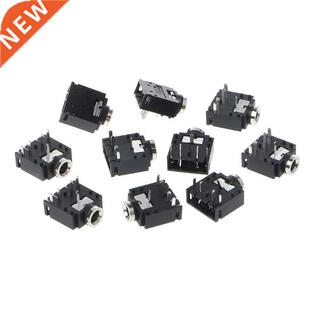 10 Pcs 3.5mm 5 Pin Stereo Audio Jack Socket PCB Mount Connec