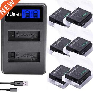 GoPro Hero4 Hero 4 battery + LCD dual charger for go pro HE