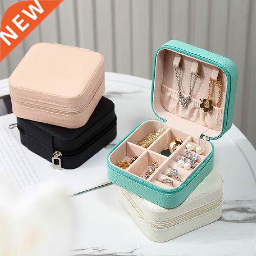 W&G Jewelry Storage Box High-value Flannel Portable Girl