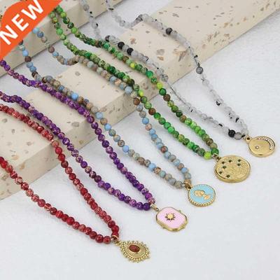 2022 Hgh Qualty 18KGF Banquet Jewelry Woman Natural Stone