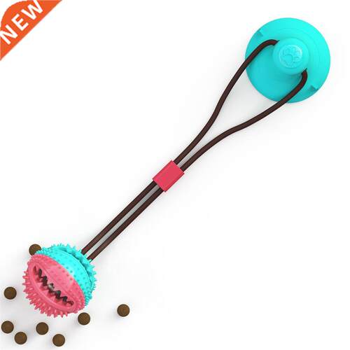 Pet Dog Toy Sucker Leaking Food Dog Toy Ball Molar Bite