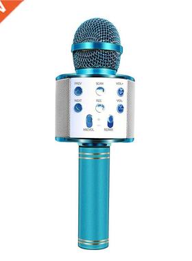 Bluetooth Wireless Microphone WS-858 Handheld Karaoke Mic SB