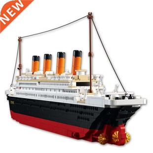 Titanic RMS cruise Boat ip City Model building kits 3D Bl