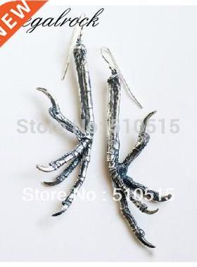 Regalrock Gothic Raven Claw Talon Earring Punk Crow ird Sk