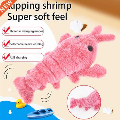 Electric Jumping Cat toy rimp Moving Simulation Lobster El