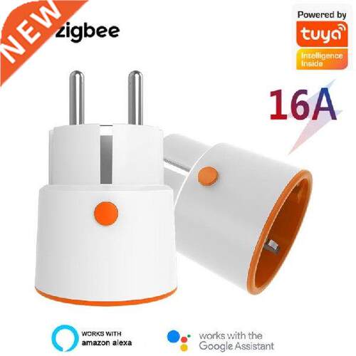 Tuya Zigbee .0 Smart Power Plug 16A EU Outlet 680W Meter