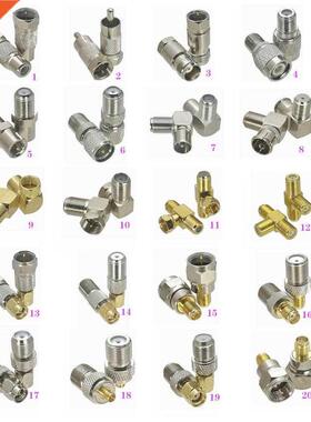 1Pcs F TV to RCA TV / TNC / FME / MiniUHF / IEC PAL DVB-T /