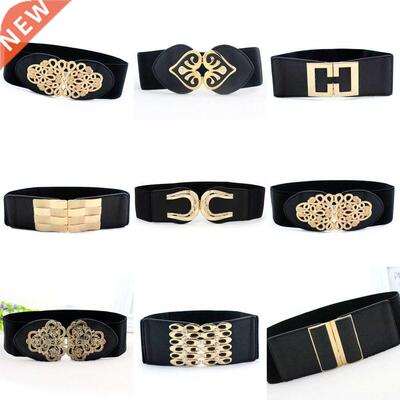 Fashion Women Wide Waist Elastic Stretch Belt Cinch Waistban