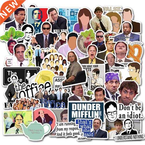 10/0/50PCS TV Show Office Stickers  Skateboard Fridge Gu