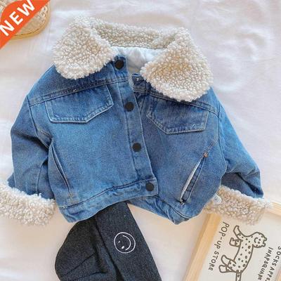 2022 New Spring Winter Kids Denim Jacket Baby Boys Girls War