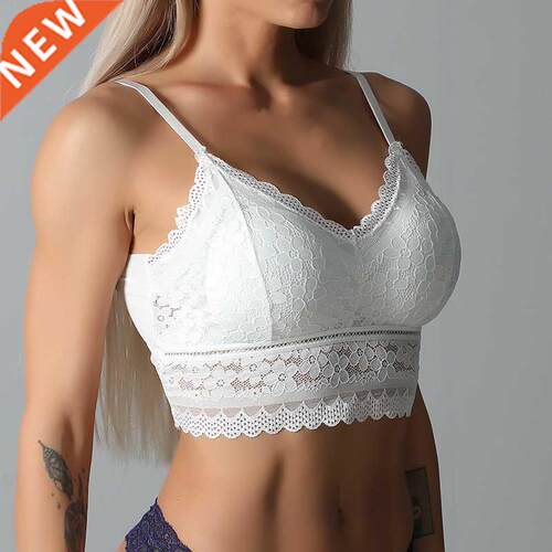 New Women Lace Bras Top Comfortable Bralette Solid Color Bea