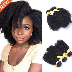 Mongolian Natural Afro Kinky Curly Bundles For Black Women 1
