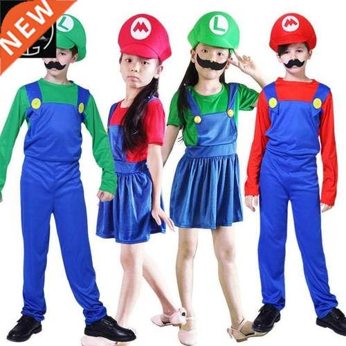 Halloween Mario Louis brother costume children's cosplay
