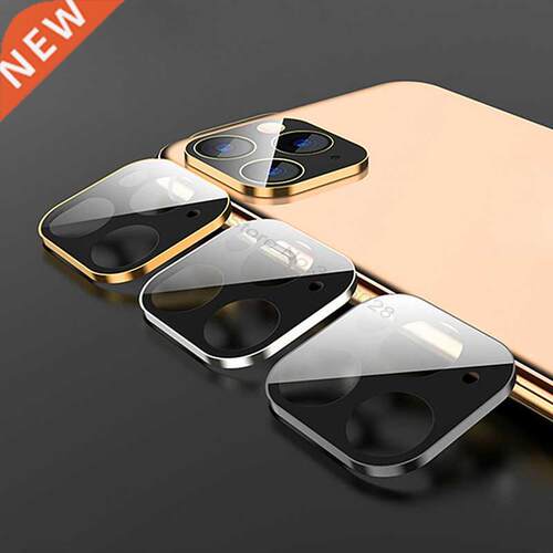 Camera Lens Full ver Protection Metal Ring + Tempered Glass