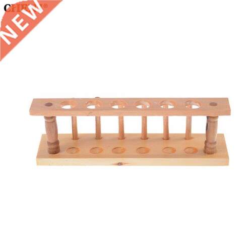 Laboratory Test tube Stand Shelf Lab School Supply New 6 Hol