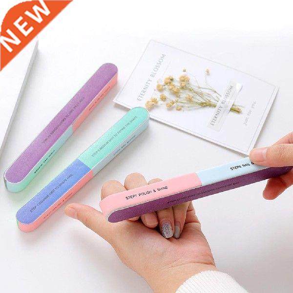6Pcs Professional Double Sided Nail File Fingernail Buffer图片