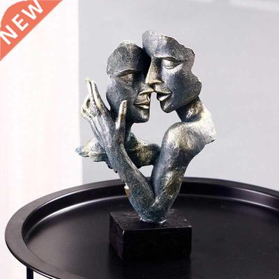 Vintage Bust Statue Retro Abstract Figures Resin Craft Figur