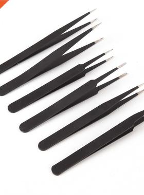 6pcs Security Antistatic Tweezers Anti-static Tweezer Mainte