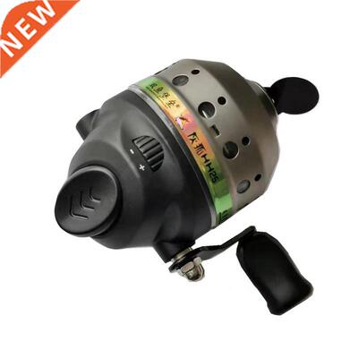 Carrete de pesca catapulta tirachinas, rueda de línea cerra