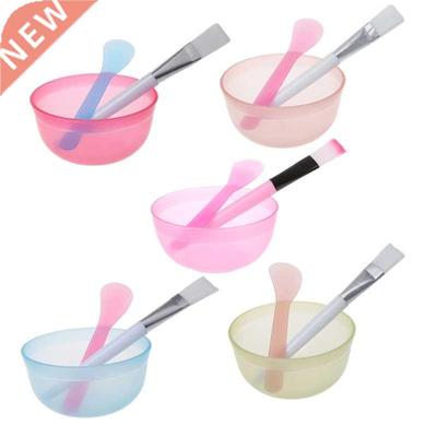 3Pcs Makeup Beauty DIY Facial Face Mask Bowl Brush Spoon Sti