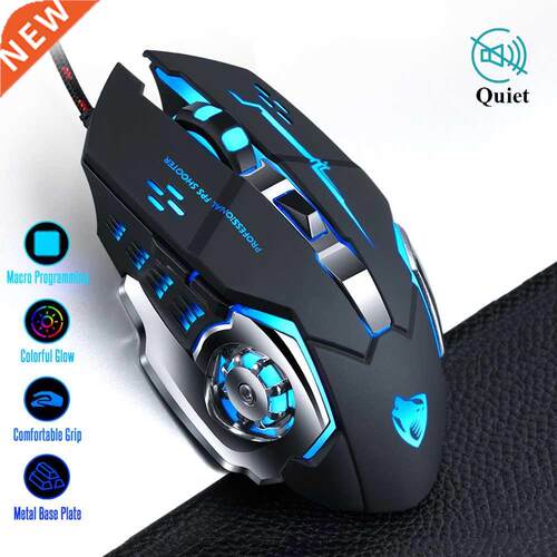 Pro Gamer Gaming Mouse 8D 3200DPI Adjustable Wired Optical L
