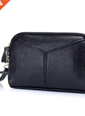 MJ Women Clutches Soft Splt Cow Leather Day Clutch Wrstlet