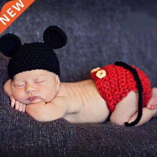 Newborn Photography Props Baby Hat Girls Boys Cap Crochet Kn