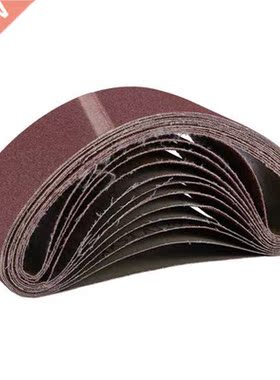 11Pcs Sanding Belts 75X5mm 80 120 150 Mixed Grit Alumina S