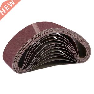 11Pcs Sanding Belts 75X5mm 80 120 150 Mixed Grit Alumina S