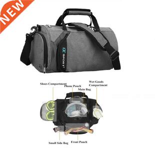 Outdoor Waterproof Men Gym Bags, Dry And Wet Separation Larg