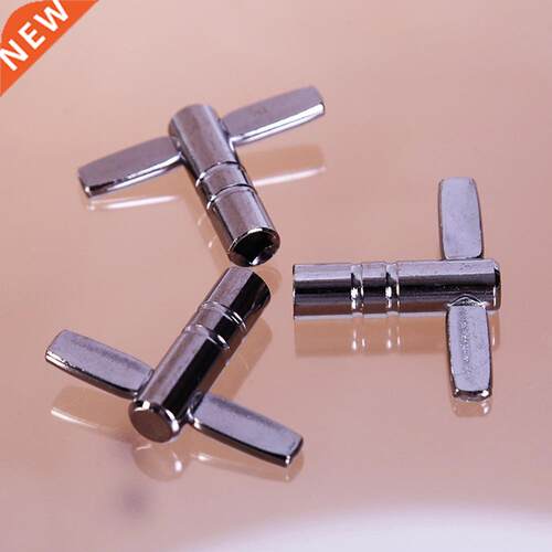 Drum Tuning Key Adjusting Wrench Silver Metal T-shaped 4 Squ