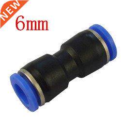 10 pcs PU6 PU Unon Straght Ar Fttng PU-06 Pneumatc 6MM