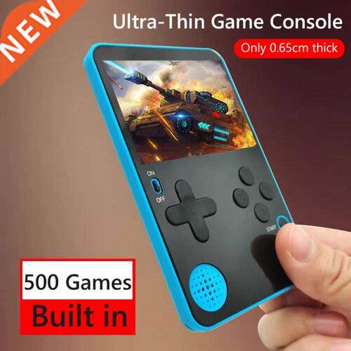 Ultra Thin Handheld Video Game Console 2.4 Inch LCD Color Sc