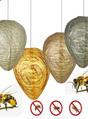 2021 New Fancy Wasp Lantern Nest Decoy Fake Beehive Hanging