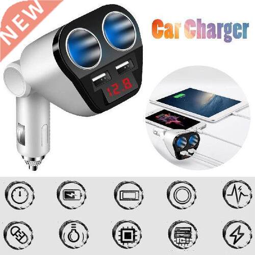 3.4A Auto Parts Car Cigarette Lighter Dual USB