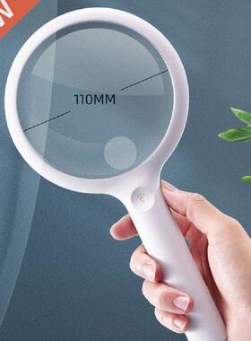 10x Super Large Magnifying Glass with 20 LED Lights USB