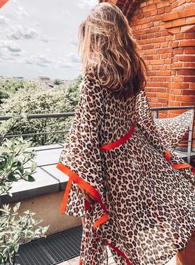 2022 Women Swimsuit Cove U Sleeve Beach Tunic Dess obe D