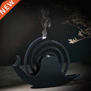 Creative Mosquito Coil Holder With Tray Nordic Style Spiral