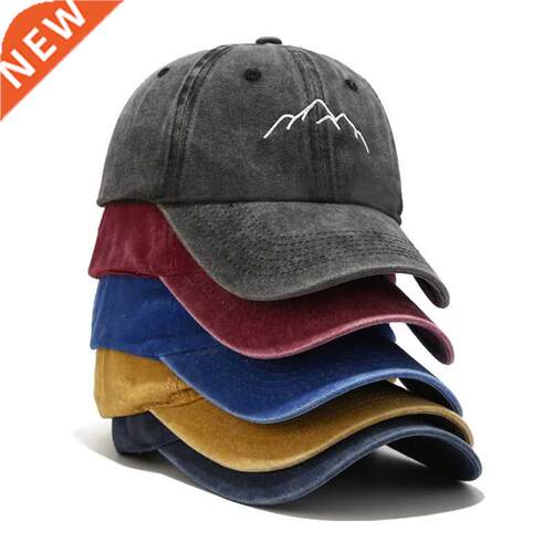 2022 New Mountain Range Embroidery Mens Womens Baseball Caps