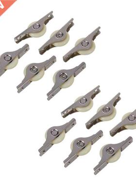 12CS White Doos Window Single Nylon Sliding olle ulley