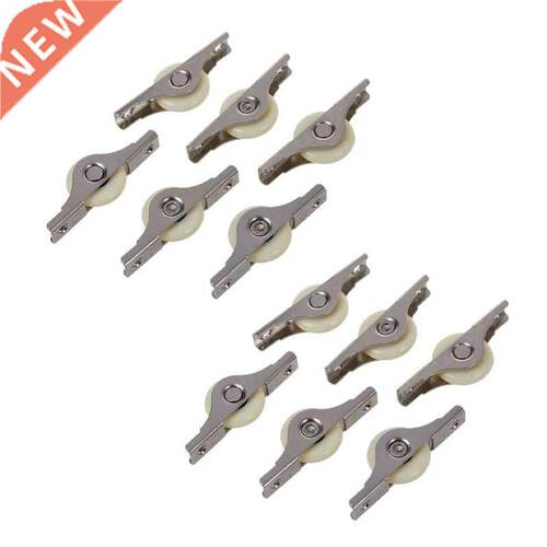 12CS White Doos Window Single Nylon Sliding olle ulley