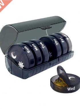 Fashion Vitamin Storage Container Colorful Portable Plastic