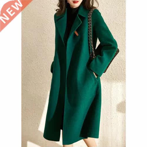 2022 Autumn And Winter New Thick White Imitation Woolen Mid-