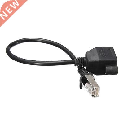1m RJ45 Male to Female Screw Panel Mount Ethernet LAN Networ