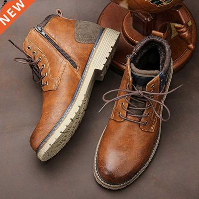 北方抗寒男靴Winter Boots Men Warm Non-Slip Comfortable oes