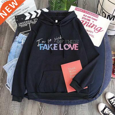 K-pop Bangtan Boys Fake love Jungkook Hoodie sweatshirt hip