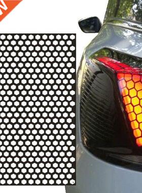 Car Rear Tail Light Lamp Stickers Car DIY Honeycomb Sticker