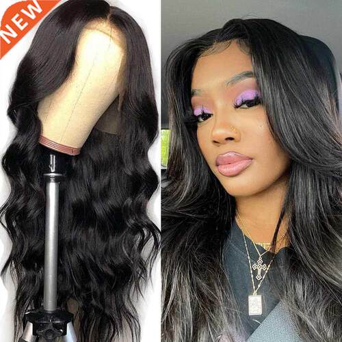 RONGDUOYI Long Bo Wave Lace Front Wigs Pre Plucked Synthet